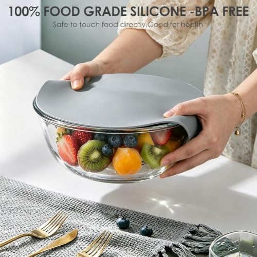 4 Pack 12 Inch Multi-Purpose Silicone Mat, As Drying Mat, Microwave Mat, Trivet, Pot Holder, Placemat, Utensils Rest, Pad for Hot Pans Plates Dishes Kitchen Countertop, Heat Resistant Mat, Light Gray - Image 6