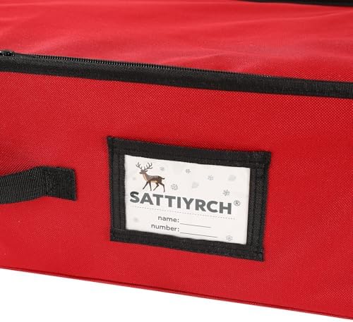 Sattiyrch Christmas Ornament Storage Box,Box Contributes Slots for 64 Holiday Ornaments 3-Inch Underbed Storage - Image 4