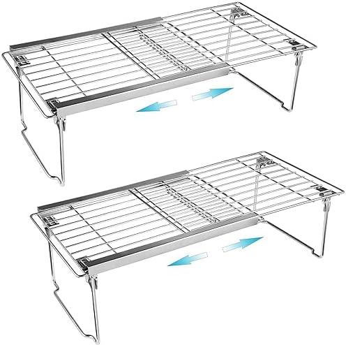 Orgneas Expandable Freezer Shelf Cooler Shelf Organizer 15.8"-22" by Orgneas