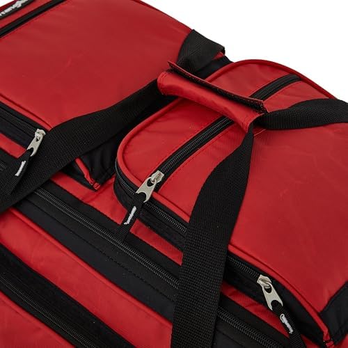 Wrangler 30" Wesley Rolling Duffel Bag, Salsa Red - Image 6