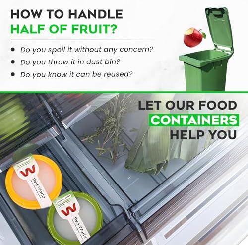 Avocado Saver and Onion Storage - Avocado Keeper Tomato Saver 4-Piece Set Silicone Food Storage Containers & Lemon Garlic Potatoes Saver - Reusable Fruit and Vegetable Storage Containers for Fridge - Image 6