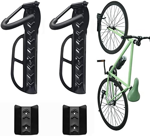Wallmaster Bike Storage Rack, Wall Mount Bicycles Hanger with Tire Tray by Wallmaster
