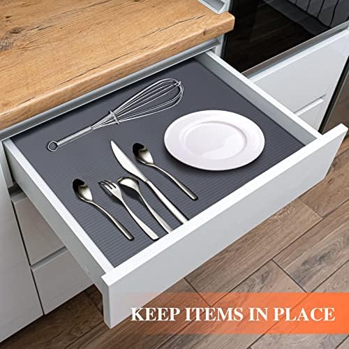 Mcrbeay Shelf Liner Non Adhesive, Washable Cabinet Liners for Shelves - Image 2