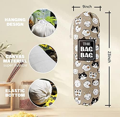 Funny The Bag Bag, Grocery Bags Holder Organizer For Shopping Bags, Wall Mount Plastic Bags Storage Container Dispensers, Gift For The Preferred Family And Friends - Image 2
