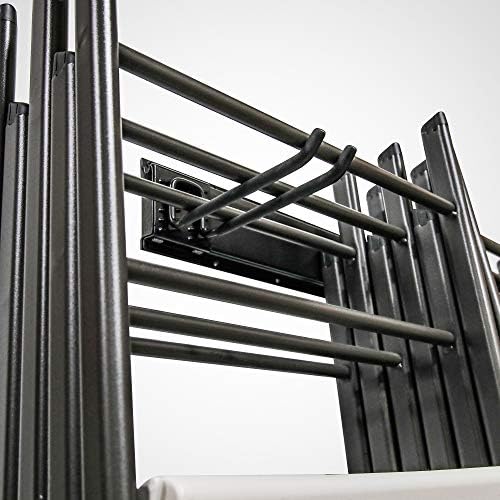 RaxGo Chair Storage Rack, Wall Mounted Folding Chairs Organizer and Hanger System,For Home, Garage, Heavy Duty - Image 2