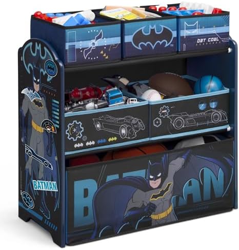 Delta Children Design & Store 6 Bin Toy Storage Organizer, Batman by DeltaChildren