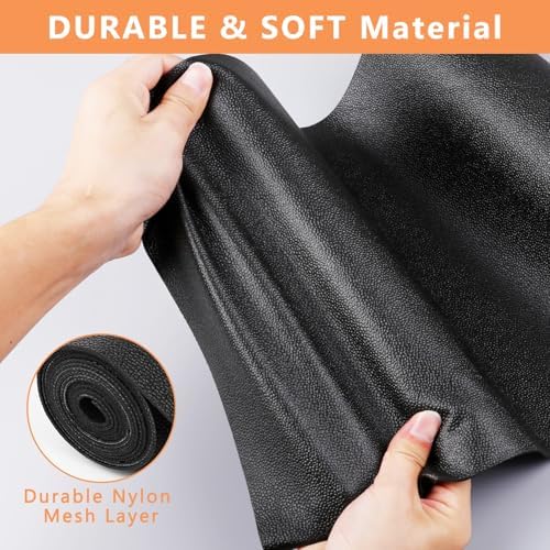 WochiTV Shelf Liner for Cabinets, Drawer Non Adhesive Non Slip Foam Mat for Kitchen, Pantry, Bathroom, Cupboard, Garage, Closet, Shelves, Drawer, Tool Box, Black 11.8 x 354 inches - Image 2