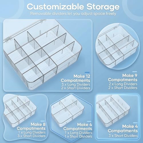 Tea Bag Organizer With Lid: XXL Tea Box for Tea Organizer And Storage - Image 2