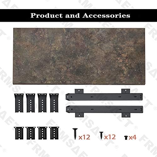 FRMSAET Office Product 20/24/30 inch Keyboard Drawer Tray(30 inch, Rusty) - Image 5