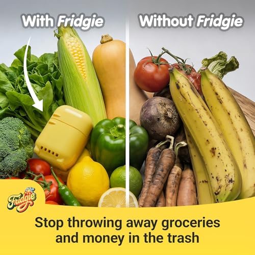 Fridgie Produce Saver, Ethylene Gas Absorber, Fresh Fruit Saver - Yellow - Image 3