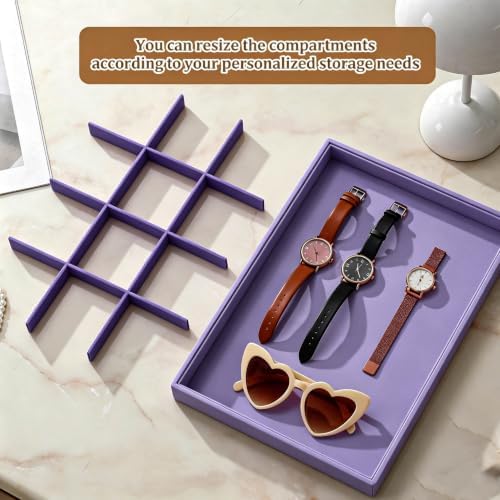 Large Velvet Jewelry Tray Display Drawer Inserts 2 Pack - Image 5