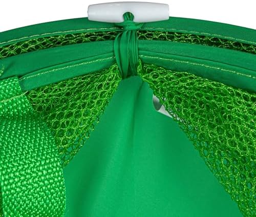 Household Essentials Pop-Up Mesh Laundry Hamper, Green - Image 6