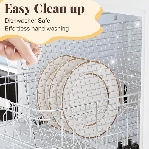 2 PCS Grid Wire Baking Cooling Racks, 11.65" x 16.85", Silver - Image 4