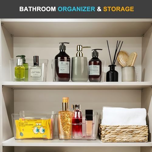Heyuzb Pantry Organizers Storage, Clear Storage Organizer Bins 12 PACK - Image 4