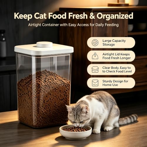 LivLab Mker Pet Food Storage Container With Lids & Cup - Image 4