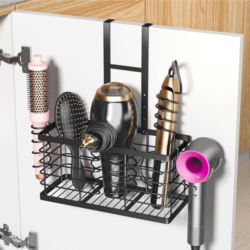 2026 Upgraded 3-in-1 Universal Hair Tool Organizer, XL Size, Black by Sevenblue