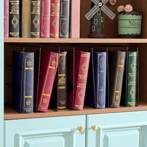 Blulu U Shaped Cookie Sheet Organizer for Cabinet Baking Sheet Organizer Kitchen Cabinet Dividers Vertical Chrome Pan Rack Storage Wires Tray Dividers Face Opening of 3.5"(Black,4 Pcs) - Image 5