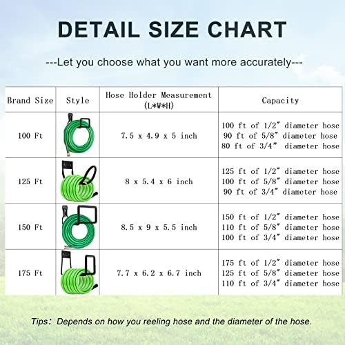 Hose Hanger, Heavy Duty Metal Hose Holder Wall Mount - Image 3