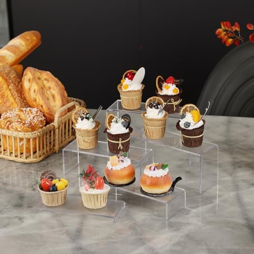Goabroa Display Risers, Display Shelves, Riser for Decor, 10 Pcs(7~8 ~9" L) - Image 5