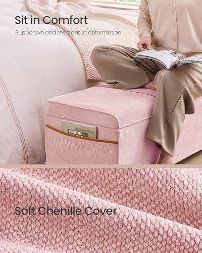 SONGMICS Storage Ottoman, 15.8 x 43.3 x 15.8 Inches, 27 Gal. (103 L) - Image 4