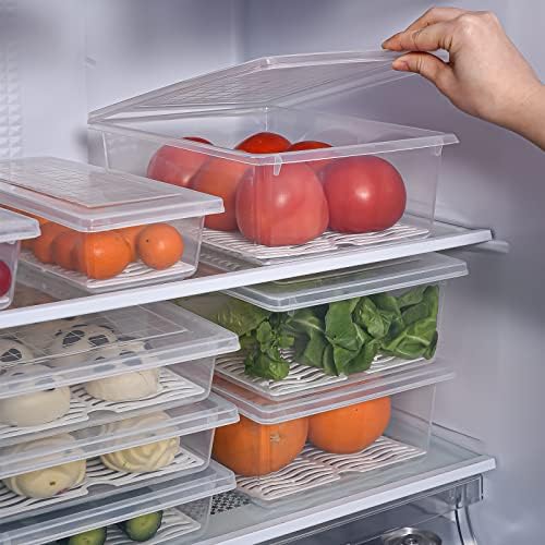 4PCS Food Storage Container, Plastic Food Containers X-Large - Image 2