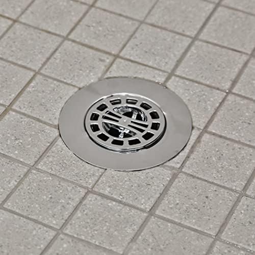 Danco Snap-in Shower Drain Cover with in-Drain Hair Catcher, 4-1/4" Round, Chrome Strainer, (10529) - Image 6