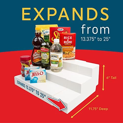 Dial Industries 3 Tier Expandable Pantry Cabinet Shelf Organizer, Mega (Pack of 6) - Image 2