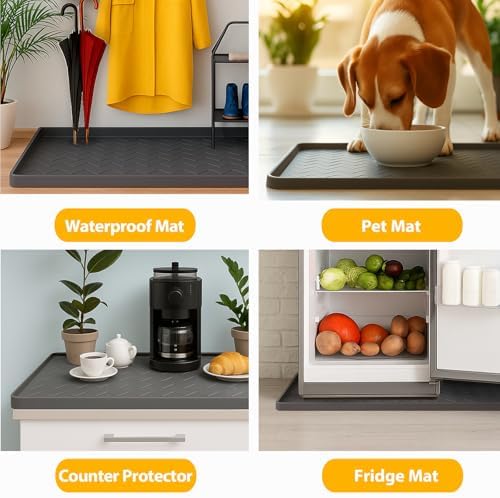 TigeJoy Under Sink Mats for Kitchen Waterproof 34" x 22", Cabinet Liner - Image 6
