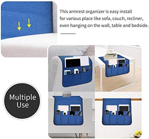 Remote Control Holders for Armchairs, Couch Caddy with Non-Slip Backing - Image 5