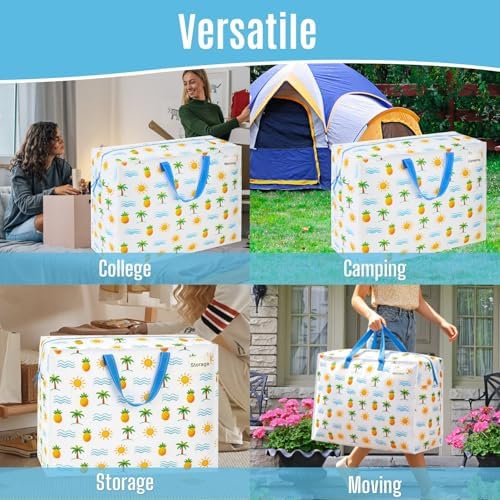 VENO Heavy Duty Moving Bags, 27 Gallon, Tropical Island, 4 Pack - Image 6
