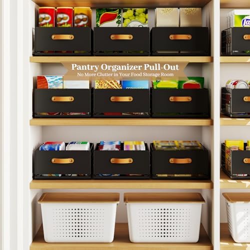Pull Out Cabinet Organizer, Slide-Out Pantry Shelves, Fits Framed Cabinets - Image 6