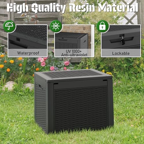 Outdoor Storage Box Waterproof, 35 Gallon Deck Box for Patio Storage - Image 3