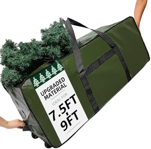 HOMEST Christmas Tree Storage Bag, Fits for 7.5-9 ft Xmas Artificials by HOMEST