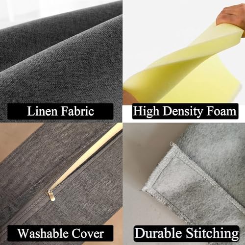 Bed Gap Filler for Headboard Space Filler Bed Crack Pillow Stopper Wall Side Mattress Extender Memory Foam Mattress Gap Filler Queen Size Bed 59x8x12 Inches - Image 4