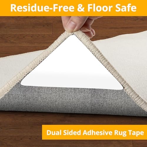 Daisyhome 16PCS Carpet Tape, Rug Tape Gripper for Hardwood Floor - Image 3