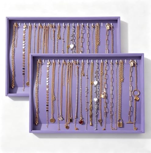 Large Velvet Jewelry Tray Display Drawer Inserts 2 Pack by Unknown