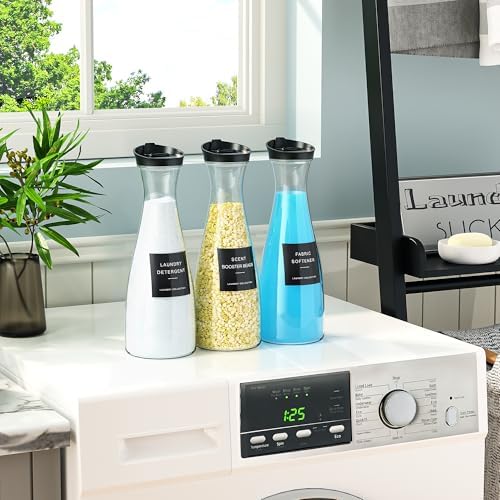 3 Pack Laundry Detergent Dispenser Container No Tray, 54OZ Laundry Soap Dispenser - Image 2