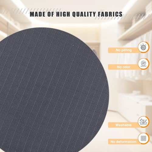 Hanging Closet Organizer 3-Shelf, Oxford Fabric Wardrobe Storage, Dark Gray - Image 4