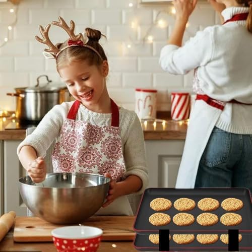 20 Piece Reusable Baking Tray Stacker, Space Saving Fixed Cookie Tray Stacker, Cookie Tray Baking Tray for Kitchen Baking (Black) - Image 5