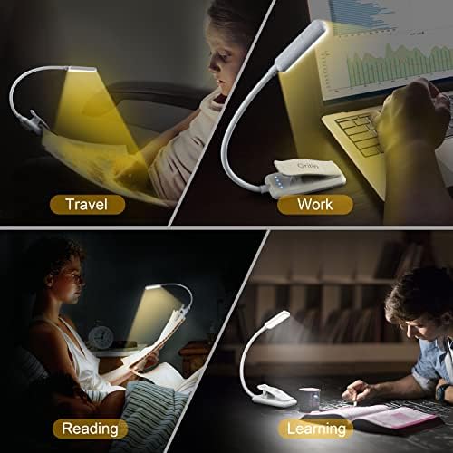 Gritin 9 LED Rechargeable Book Light for Reading in Bed - Image 7
