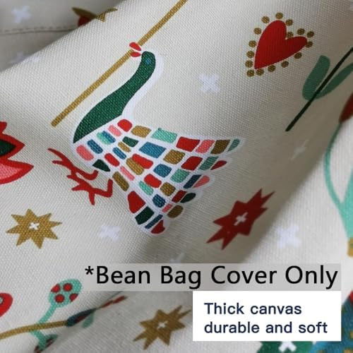 YuppieLife Stuffed Animal Storage Bean Bag Cover, 38" Velvet Toy Organizer - Image 4