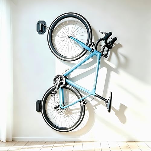 PEGZONE Swivel Bike Wall Mount, Indoor Bicycle Storage for Garage, 1 Pack by Pegzone