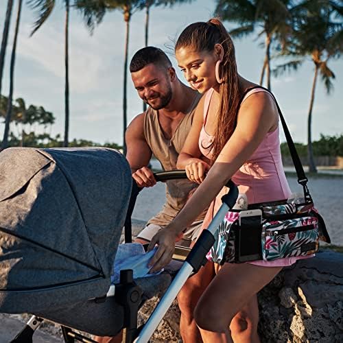 Momcozy Universal Stroller Organizer with Insulated Cup Holder - Image 6