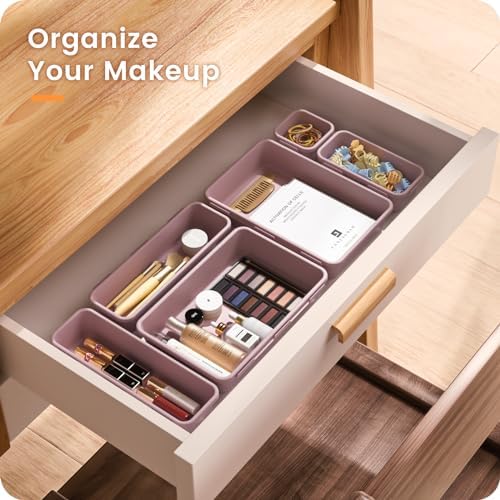 A-LuGei 【Military Grade】 Drawer Organizer for Vanity Bathroom Makeup Desk - Image 3