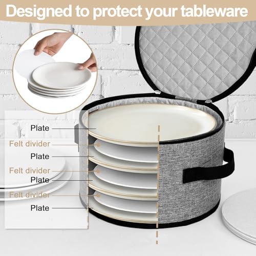 homyfort China Storage Containers, Hard Shell for Plates, Moving Boxes for Dishes, Cups, Mugs, Tableware Moving Supplies for Kitchen Organization- 5-Piece Set (5-piece set) - Image 5