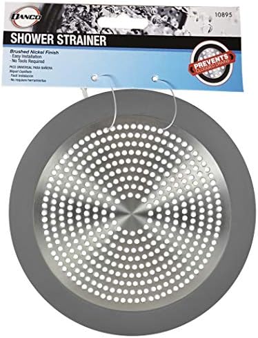 Danco 11040P Bathroom Sink Hair Catcher, Bathtub Drain Protector, Sink and Tub Strainer, 2-Pack by DANCO