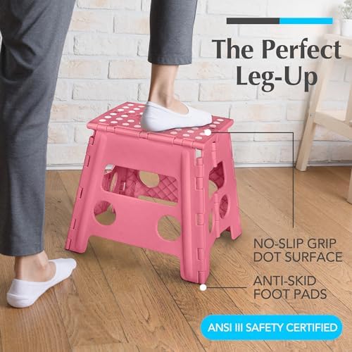 Handy Laundry Folding Step Stool 13 Inch, Sturdy for Adults, Non-Slip - Image 2