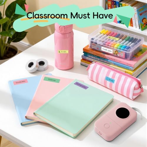 Phomemo Label Maker, Bluetooth Mini Portable Label Printer for Home School - Image 3