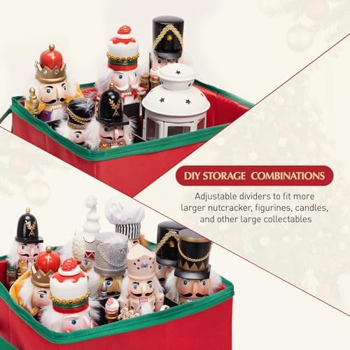 Christmas Nutcracker Storage Box Containers Holiday Decor Organizer - Image 4