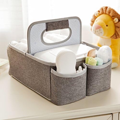 Munchkin® Portable Diaper Caddy Organizer, Grey 1 Count (Pack of 4) - Image 3